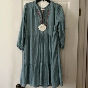NWT Knox rose teal/ turquoise color  dress.